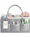 PUTSKA Nappy caddy essentials for newborn, great baby shower gifts for mum, baby boy, baby girl. New Born accessories UK baby organiser