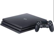 Sony PlayStation 4 Pro 1TB Game Console - Jet Black With 3 Game N 2 Controllers 