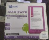 Lector de libros electrónicos con pantalla táctil Ematic de 7" y tableta con pantalla táctil Internet Android 4 GB