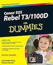 Canon EOS Rebel T3 / 1100D For Dummies