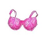 Victoria's Secret Pink Wear Everywhere Push-up-BH, glatt, Batikfärbung, Pink, Rosa Krawattenfarbe, 75D