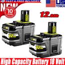 2PCS 12Ah For RYOBI 18V Battery 12Ah P108 High Capacity Lithium-ion Battery