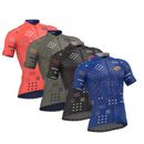 Mens All Day Cycling Jersey Breathable Half Sleeve Racing Team Biking Top uk