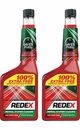2 X REDEX PETROL TREATMENT FUEL SYSTEM CLEANER REDUCE EXHAUST EMISSIONS 500ML