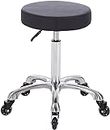 Rolling Salon Stool Swivel Chair with Wheels Height Adjustable Hydraulic for Hair Salon Beauty Facial Massage Spa Tattoo Medical Home Office