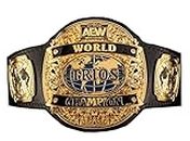 AEW Trios World Wrestling Championship Réplica Cinturón adulto tamaño 2 mm 4 mm latón