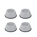 EARTHHEVEN Washer Dryer Anti Vibration Pads with Suction Cup Feet, Fridge Washing Machine Leveling Feet Anti Walk Pads Shock Absorber Furniture Lifting Base(4 Piece). (1)
