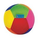 GRS Soft Plush Baby Ball with Rattle Sound (Size 11 cm, M, Multi Color, Softball) for 6 Month to 3 Years Age Group