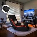 SonkYog Floor Chair Foldble Gaming Chair for Kids Multifunctional Chair with 2 USB Port,RGB Colorful Atmosphere Vibration Motors Built-in Speakers Bluetooth Connection for Gaming Anywhere, Anytime