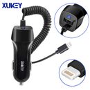 2.1A Car Charger For iPhone 6 7 8 13 12 11 Pro Max X XS XR With Charging Cable
