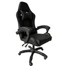 Millhouse Sport Desk Chair Adjustable Office Gaming Racing Chair Lumbar and Head Pillow Chair X3577 - Black
