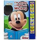 Disney Mickey Mouse - I'm Ready to Read with Mickey Interactive Read-Along Sound Book - Great for Early Readers - PI Kids