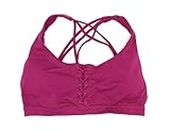 Victoria's Secret Minimale Belastung, Sport-BH mit Trägern, Pink, Large