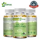Cápsulas de aceite de orégano 4000 mg contiene suplemento herbal carvacrol 120 cápsulas blandas