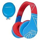 PowerLocus Bluetooth Headphones for Kids, Wireless Foldable Headphones Over Ear, Headphone with Microphone, 85DB Volume Limit, Wireless and Wired Headset with Micro SD, FM for Cellphones, Tablets, PC