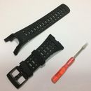 Gummi Smart Watch Band Ersatzarmband Schwarz Für Suunto Ambit 3 Peak / Ambit 2