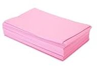 Relix Shoppe Disposable Bed Sheets for Hospital and Clinics, Spa, Massage - Pink, 71" x 31"- 10 Pack