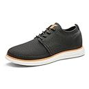 Bruno Marc Men's CoolFlex Breeze Mesh Sneakers Oxfords Lace-Up Lightweight CasualWalking Shoes, 1/Black - 10.5(Grand-01)