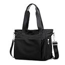 YANAIER Women Shoulder bags Purse Casual Hobo Top Handle Totes Handbags Ladies Crossbody Shopping Bags Black