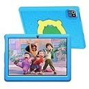 HiGrace Kinder Tablet 10 Zoll Android 12 Tablet mit Schutzhülle, Quad-Core Tab Kids 2GB+32GB, Kindertablet mit elterlicher Kontrolle, High Definition Augenpflege, 5000mAh,WiFi, Bluetooth(Blau)