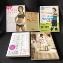 Lote de 5 libros japoneses dieta de belleza antienvejecimiento ejercicio