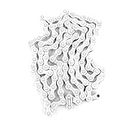 Mission BMX 410 100 Links Chain, 1/8-inch Size, White