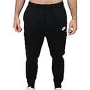 Nike Herren M Nsw Club Trousers Cargo Bb Sweatpants, Black/Black/(White), L EU