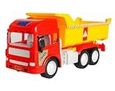 RATNA'S My First Wheels Dumper Truck | Friction Powered Big Size Plastic Toy Vehicle for Kids