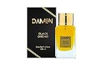 DAMEN Unisex Black Orchid Luxury Perfume | Long Lasting Fragrance Eau De Parfum Pack Of 100 Ml