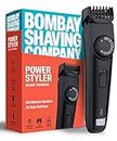 Bombay Shaving Company Beard Trimmer For Men, 2X Fast Charging, USB Type C, 2 Yr Warranty, 120Min runtime, Hair Trimmer, Shaving Machine, Cordless Beard, 38 length Settings(Black)