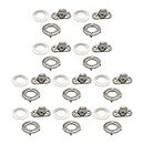 CLUB BOLLYWOOD® 10x Smooth Rotary Lock Buckle Decorative Alloy for Luggage Craft Boxes | Home Improvement | Building & Hardware |Home & Garden |Cabinet & Drawer Locks