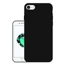 Amazon Brand - Solimo Exclusive Matte Finish Soft Back Case Cover for Apple iPhone 7 - Black