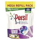 Persil Colour 3 in 1 Laundry Detergent Washing Pods Capsules Tablets Mega Refill Pack (50 Wash) Upto 2 months supply Keeps colours vibrant, Brilliant Plant-Based Stain Removal With Comfort Freshness