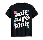 Self Care Club Design - Consapevolezza della salute mentale Maglietta
