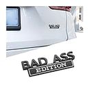 Car Bad Ass Edition Emblem, 3D Fender Badge Decal Car Sticker with 3M Adhesive, Auto Accessories for Tailgate Front Grille Hood Trunk, Car Replacement Compatible with Motorcycle SUV Truck