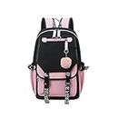 Kids Backpacks For Teen Girls With USB Port, cute green backpack Can Hold 15.6in Notebook,Tablets.Girls Backpack