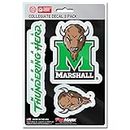 NCAA Marshall Thundering Herd Team Decal, 3-Pack