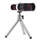 Captcha Monocular Telescope Lens with 18X Zoom and 31mm Diameter, Includes Tripod: Compatible with Smartphones