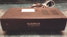 Radio Shack RF Modulator 11A01 Indoor Use TV Video Audio Output Coaxial Convert.