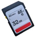 32GB SD SDHC SPEICHERKARTE - CANON POWERSHOT G16 DIGITALKAMERA