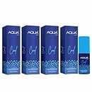 Aqua Red Luxury Perfume For Men & Women - Cool 10Ml Each (Pack Of 4)