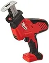 Milwaukee 2625-20 M18 Hackzall 18V Lithium Ion Cordless 3,000 SPM Reciprocating Saw with Anti Vibration Handle and Quik-Lok Blade Changing System