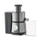 Dash Compact Centrifugal Juicer, Easy Clean Extractor Press Juicing Machine, 2-Speed, Wide 2" Feed Chute for Whole Fruit Vegetable, Anti-drip, Stainless Steel Sieve - Cool Grey