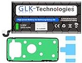 Batería de repuesto de alta potencia compatible con Samsung Galaxy S8 SM-G950F EB-BG950BBE | Original GLK-Technologies Battery | 3200 mAh | Incluye 2 juegos de cinta adhesiva