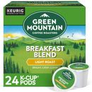 Green Mountain Coffee Roasters Breakfast Blend Keurig K-Cup Pods, Light Roast Coffee, 24 Count in Brown/Green | Wayfair 099555065206