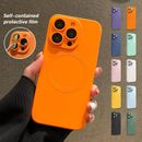 For iPhone 15 Pro Max 14 13 12 Mag Safe Magnetic Silicone Case Shockproof Cover