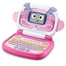 VTech - Portátil preescolar educativo Píxel el pequegenio, Ordenador Infantil +3 años, Color rosa, Versión ESP