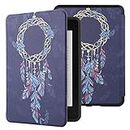 SwooK Classic Printed Magnetic Flip Cover Case for All New Kindle 10th Generation 2019 Release Model: J9G29R Flip Case Smart Folio Cover Case (Not for 10th Gen 2018 Kindle) (Dream Catcher)