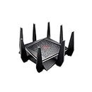Asus ROG Rapture GT-AC5300 Tri-Band WiFi Gaming Router (Black) for VR and 4K Streaming, with Quad core Processor, Gaming Port, WTFast, Adaptive QoS, and AiProtection Network Security, 4804 Mbps