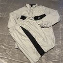 Vintage Nike Nylon Men’s Track Suit Swoosh Logo Black Gray Size XL